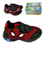 ZAPATILLA BEBÉ DEPORTIVA ARAÑA CON LUZ. DISNEY