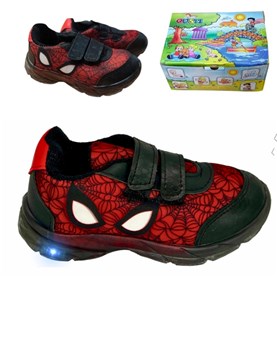 ZAPATILLA BEBÉ DEPORTIVA ARAÑA CON LUZ. DISNEY