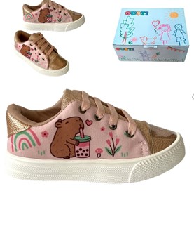 ZAPATILLA BEBA PRUSIANO ACORDONADO CAPIBARA. DISNEY