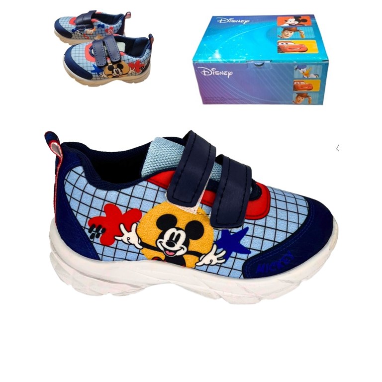 ZAPATILLA BEBÉ DEPORTIVA DOBLE ABROJO MICKEY. DISNEY