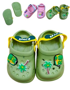 C-9 Sueco tipo crocs con apliques espaciales.Disney