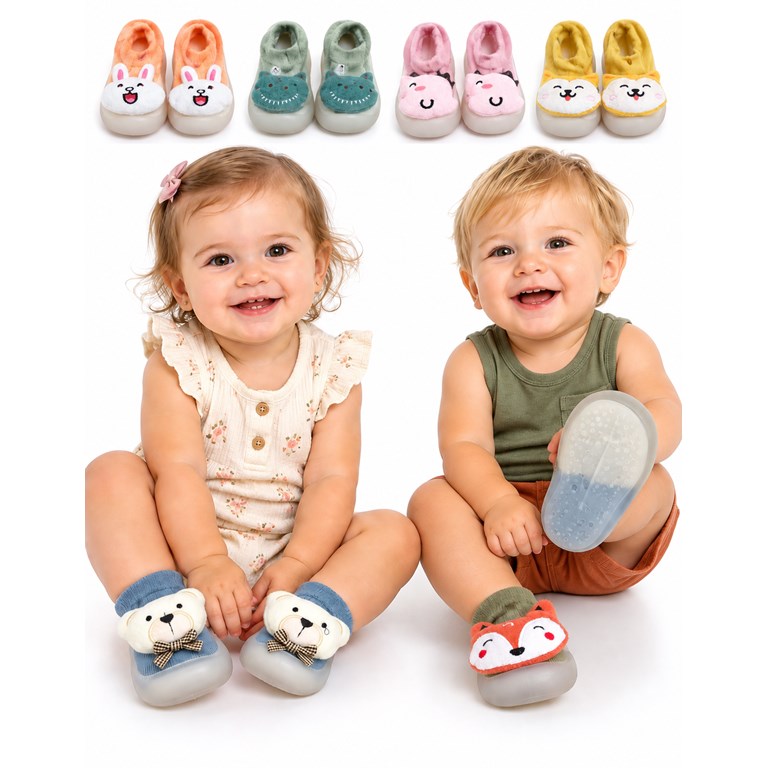 Pantumedia zoquete con aplique (comodidad de la media con proteccion de calzado). Talle: 18/19 - 20/21 - 22/23 - 24/25 - 26/27