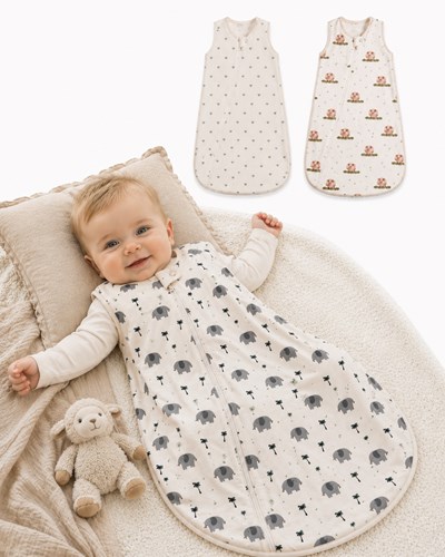 BOLSA DE DORMIR VERANO MICRO WAFFLE PARA BEBE +6 MESES