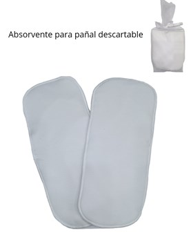 ABSORVENTE PARA PAÑAL ECOLÓGICO. X 2. A WISH