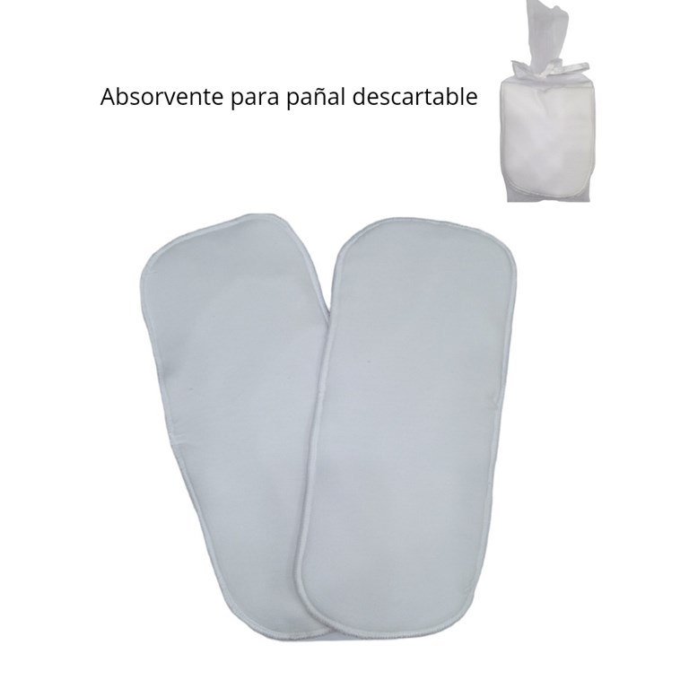 ABSORVENTE PARA PAÑAL ECOLÓGICO. X 2. A WISH