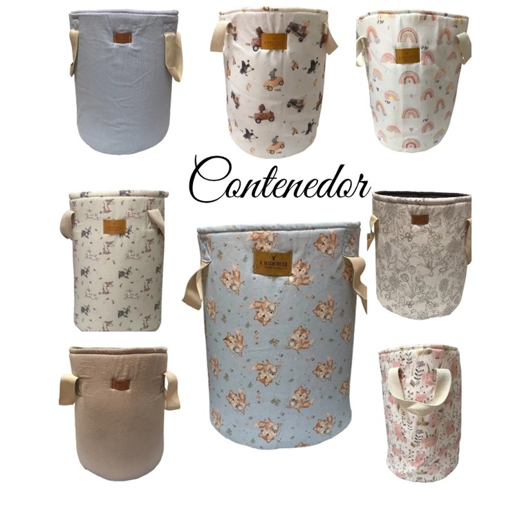 CONTENEDOR CILÍNDRICO 35X50. AWISH