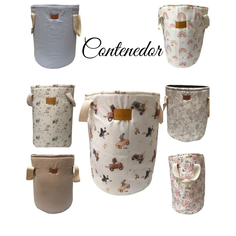 CONTENEDOR CILÍNDRICO 35X50. AWISH