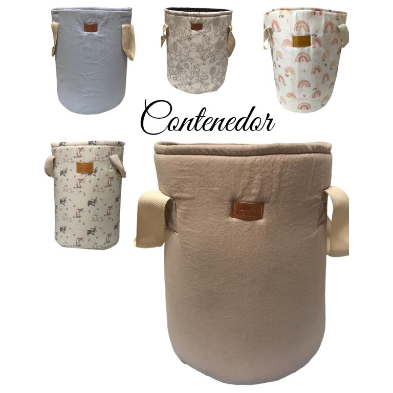 CONTENEDOR CILÍNDRICO 35X50. AWISH
