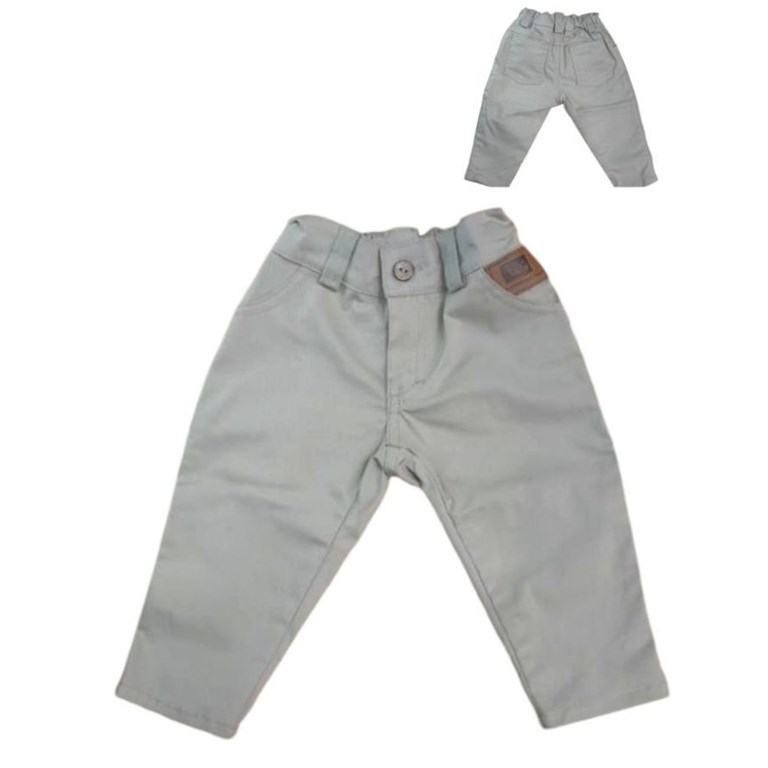 pantalon de bebe gabardina beige tyg