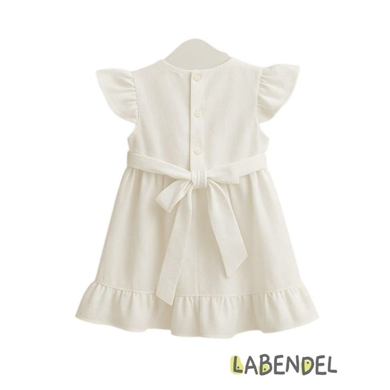 Vestido de beba creep con puntilla.TYG