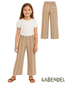 Pantalon de nena rayado.Labendel