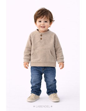 Buzo beige de varon en montaine.Labendel