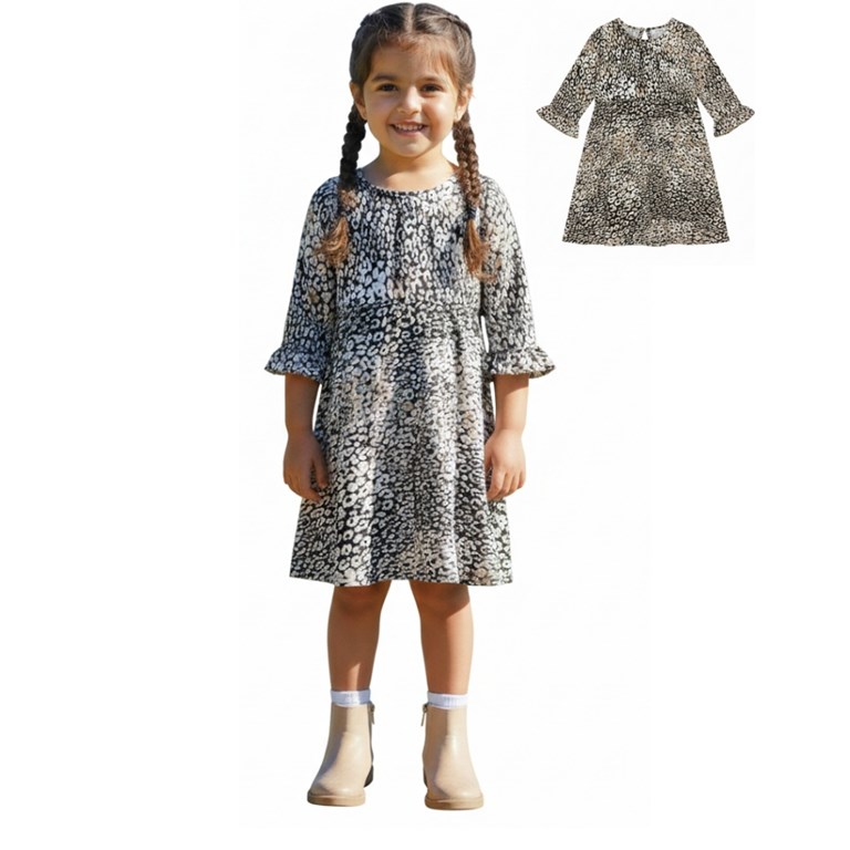 VESTIDO NENA ANIMAL PRINT TYG