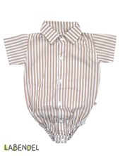Body camisa poplin para bebe.Labendel