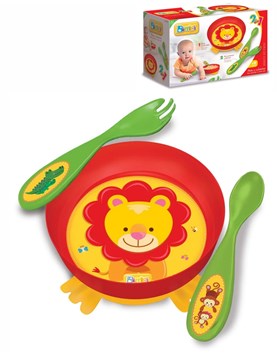 SET PLATO Y CUBIERTO. BIMBI