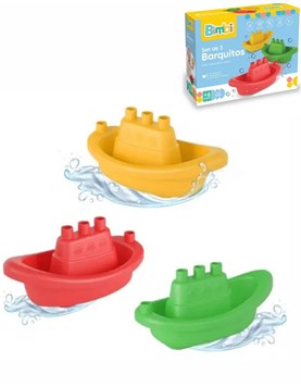 BARQUITOS PARA EL AGUA X3. BIMBI