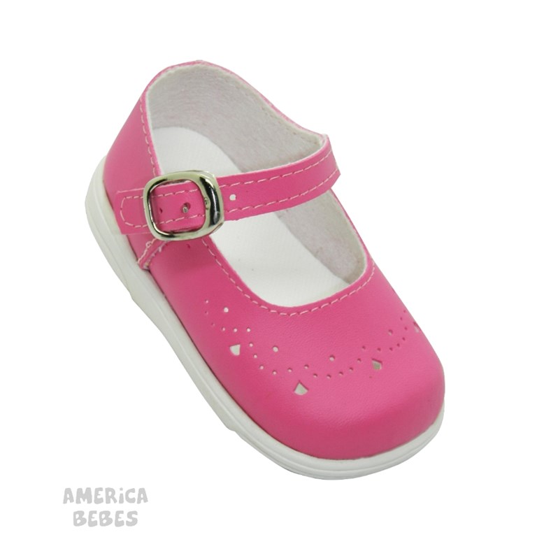 A317 FUCSIA ZAPATITO CON HEBILLA PEPES BEBES