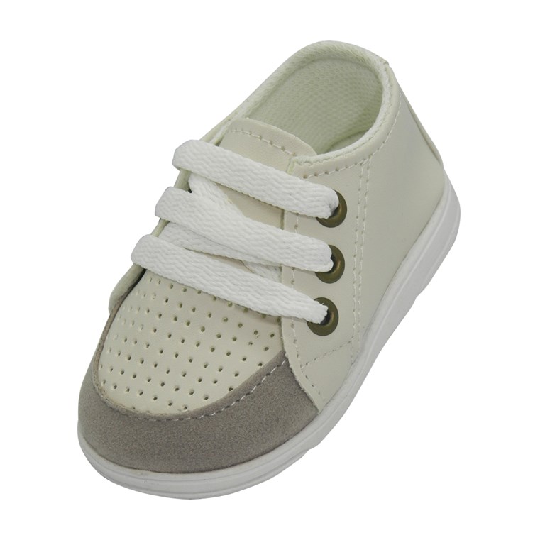 A349 BEIGE ZAPATOS CON CORDON. PEPES BEBS