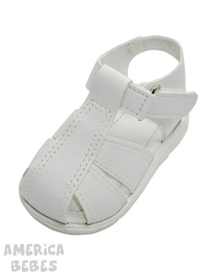 A520 BLANCOSANDALIA FRANCISCANA PEPES BEBES
