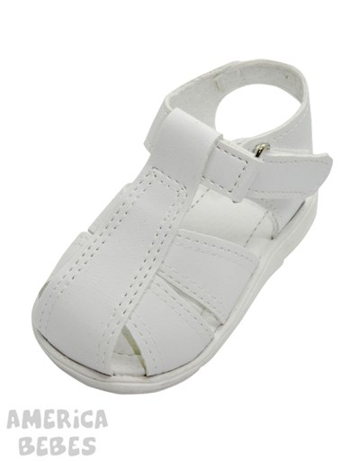 A520 BLANCOSANDALIA FRANCISCANA PEPES BEBES