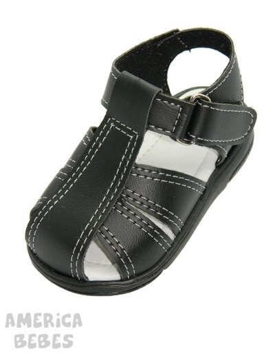 A520 NEGRO SANDALIA FRANCISCANA PEPES BEBES