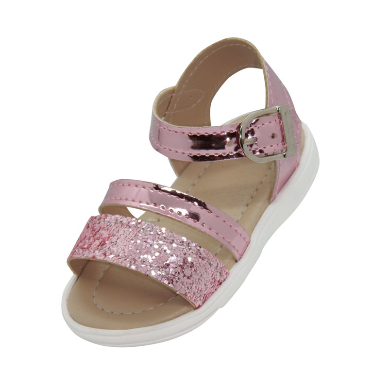 A541 FUCSIA SANDALIA PARA BEBA CON HEBILLA. PEPES BEBES
