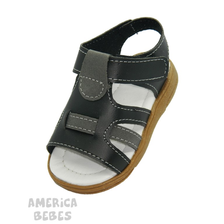 A 548 NEGRO SANDALIA BEBE PEPES BEBES