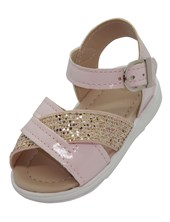 A550 ROSA SANDALIA CON HEBILLA. PEPES BEBES
