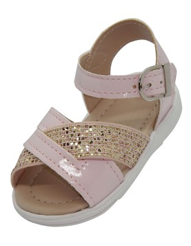 A550 ROSA SANDALIA CON HEBILLA. PEPES BEBES