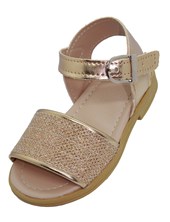 A576 COBRE SANDALIA PARA NENA CON HEBILLA. PEPES BEBES
