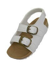 A597 BLANCO SANDALIA CON DOS HEBILLAS. PEPES BEBES