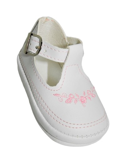 A721 BLANCO GUILLERMINA CON HEBILLA PEPES BEBES