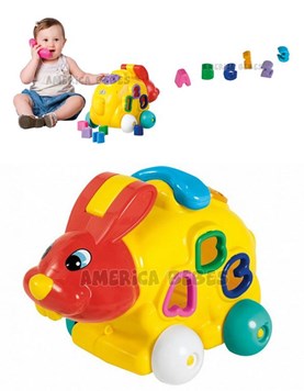 AUTO BABY CAR CON PIEZAS DIDACTICAS. CALESITA