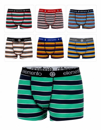 Boxer rayado Colores surtidos. elemento
