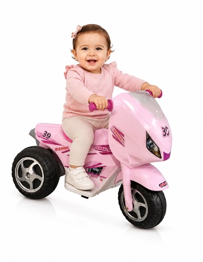 MOTO GP ROSA  A BATERIA 6V. BIEMME