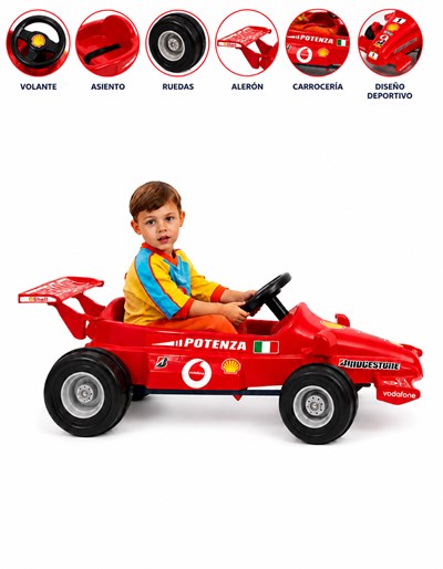 AUTO A PEDAL FERRARI F1. BIEMME