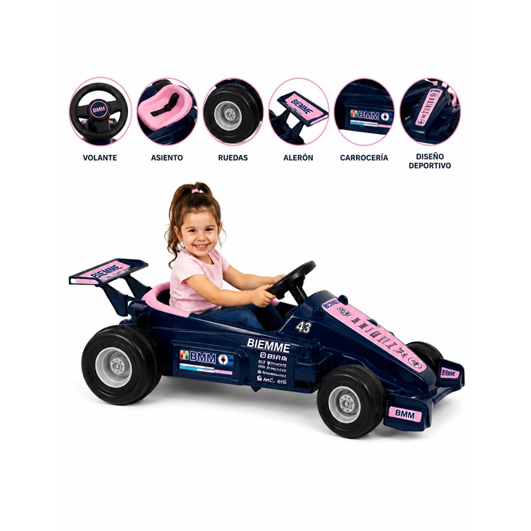 AUTO A PEDAL F1 AZUL. BIEMME