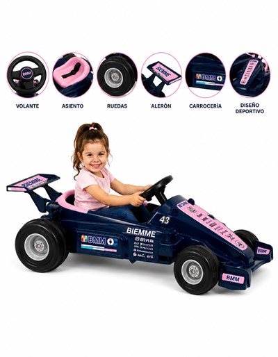 AUTO A PEDAL F1 AZUL. BIEMME