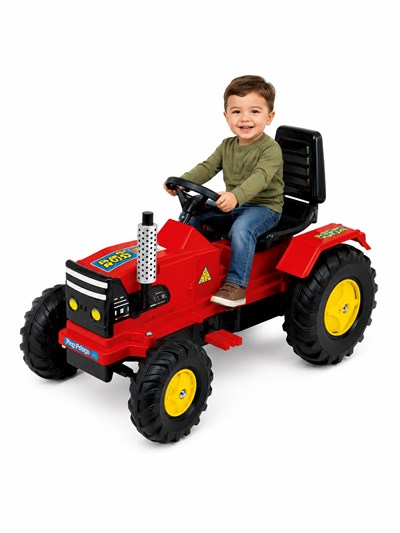 TRACTOR FARMER ROJO A CADENA BIEMME