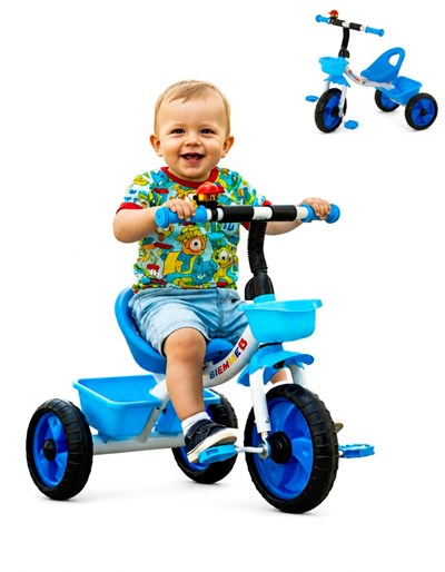 TRICICLO TRIKE AZUL. BIEMME
