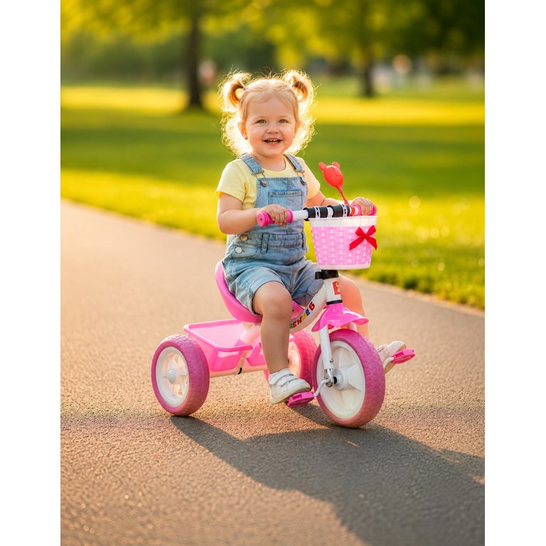 TRICICLO LITTLE TRIKE ROSA. BIEMME