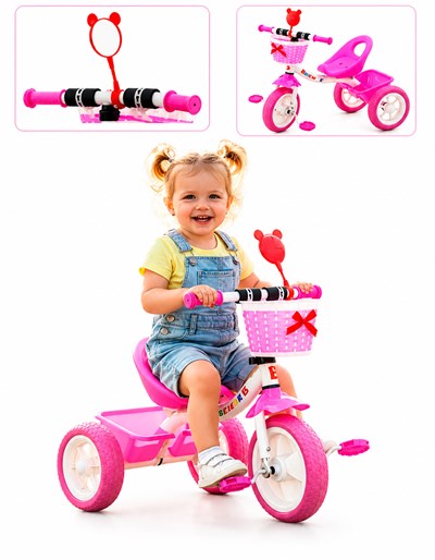 TRICICLO LITTLE TRIKE ROSA. BIEMME