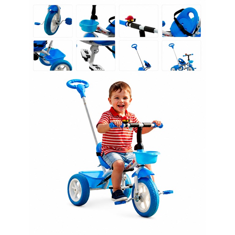 TRICICLO LITTLE TRIKE COMFORT AZUL. BIEMME