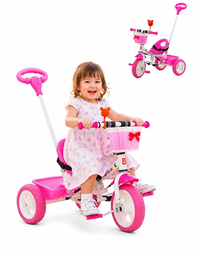 TRICICLO LITTLE TRIKE COMFORT ROSA. BIEMME