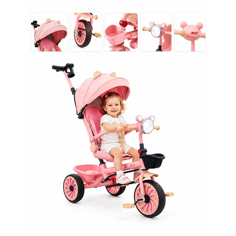 TRICICLO TEDDY ROSA. BIEMME