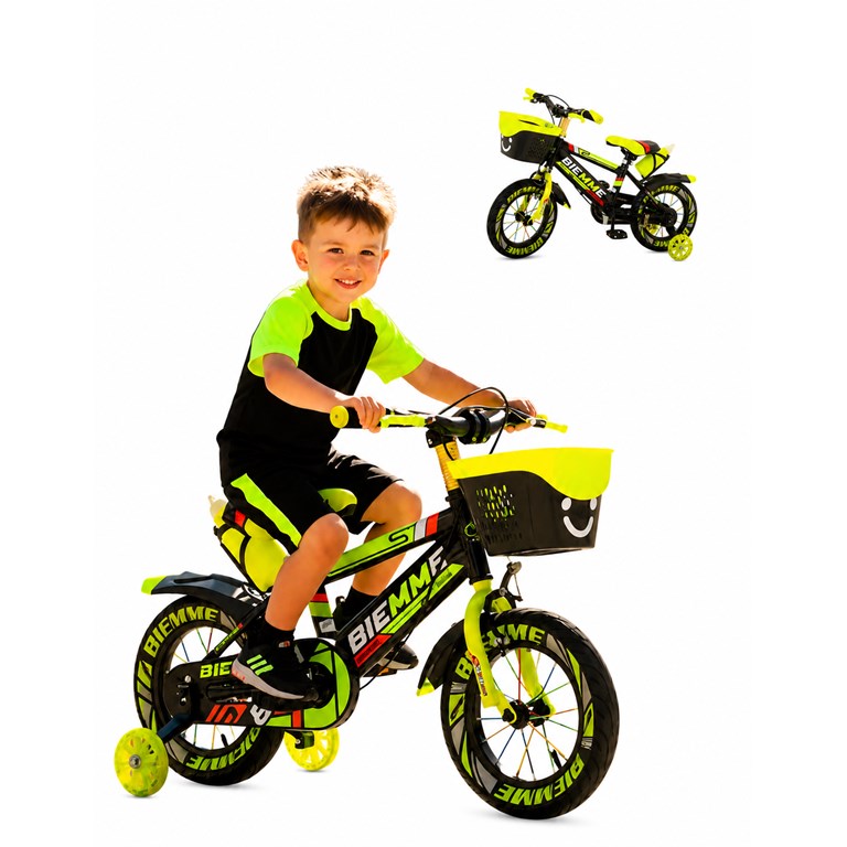 BICICLETA EXPLORBIKE ROD. 12 AMARILLA. BIEMME
