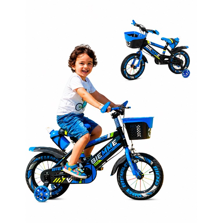BICICLETA EXPLORBIKE ROD. 12 AZUL. BIEMME