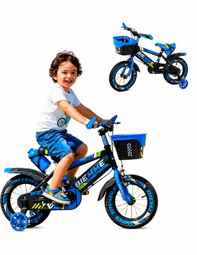 BICICLETA EXPLORBIKE ROD. 12 AZUL. BIEMME