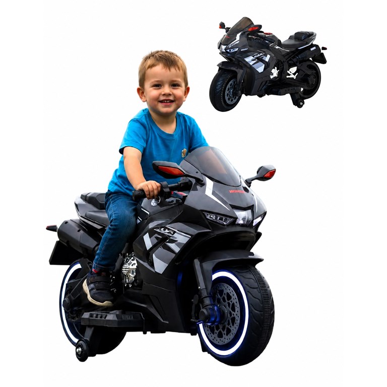 MOTO TURBO SPORT DUO NEGRA 12V. BIEMME