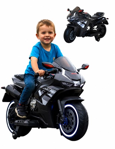 MOTO TURBO SPORT DUO NEGRA 12V. BIEMME